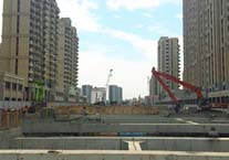 溫州市域鐵路S1線奧體中心站順利完成地基驗(yàn)槽